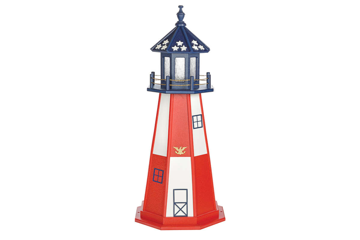 4' Patriotic Cape Henry Poly Lighthouse