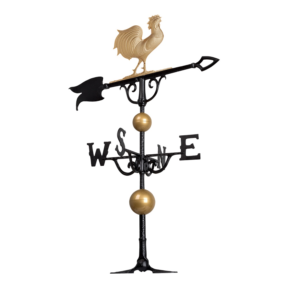 Rooster - Gold and Black Aluminum - 4008.7034