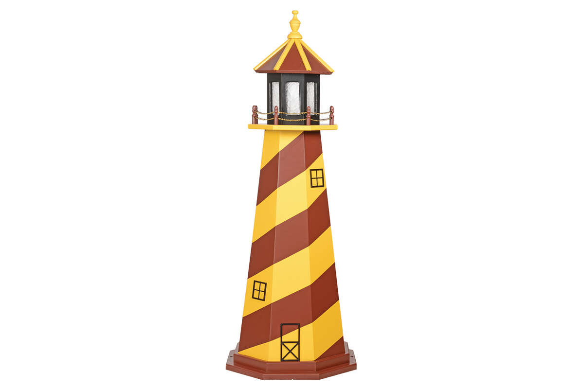 5' Redskins Wooden Lighthouse