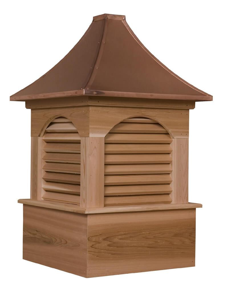 Prudential Series Cedar Cupola - Weymouth With Louvers