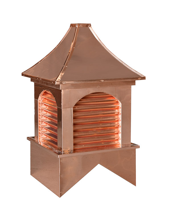 Prudential Series Copper Cupola - Weymouth With Louvers