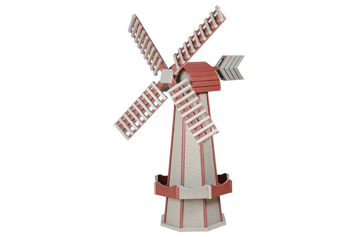 Large Poly Windmill - Driftwood and Cherrywood