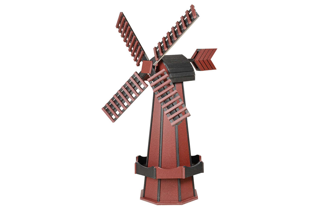 Large Poly Windmill - Mahogany and Turf Green