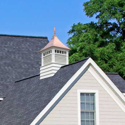 cupola on a house roof