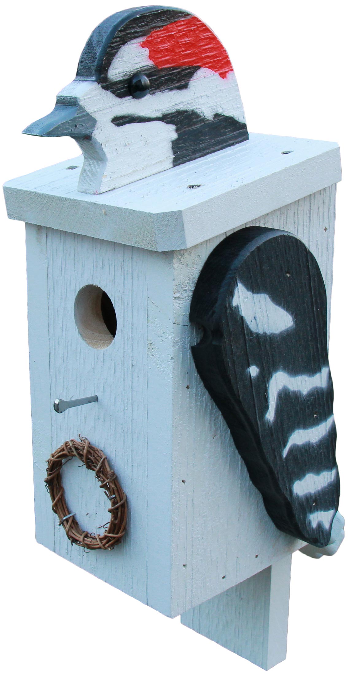 Downy Woodpecker Bird House