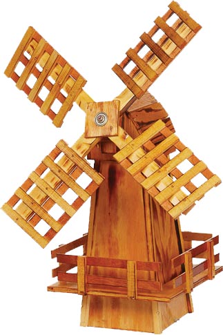 Small Wood Windmill