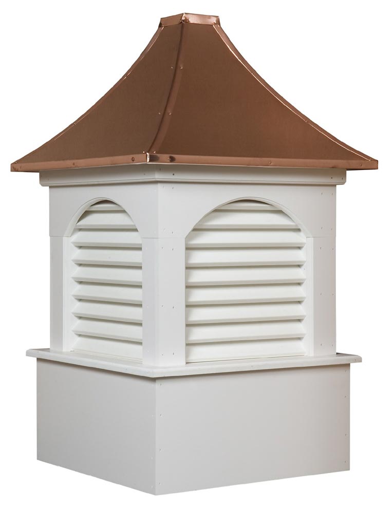Weymouth With Louvers - Vinyl Cupola