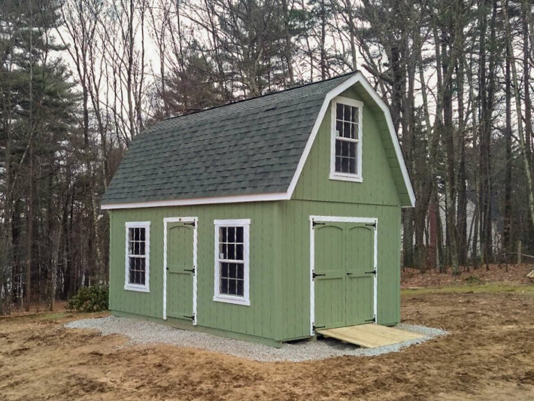 A 12 x 18 2-Story Patriot Shed in Hopkinton, Massachusetts