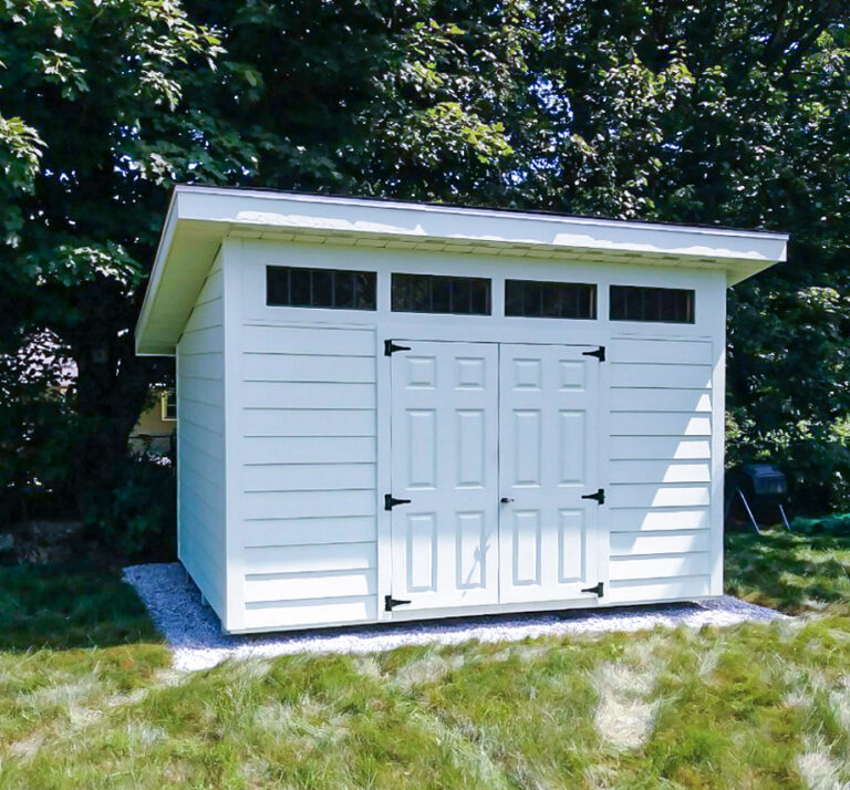 8 by 12 custom shed with james hardy siding