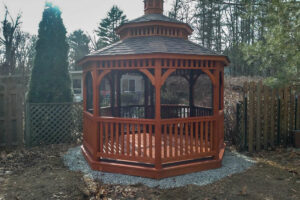 A New 12 Foot Wooden Octagonal Gazebo by Baystate Outdoor Personia
