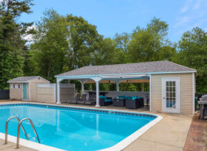 Custom 12x36 Pool House in Lincoln, RI