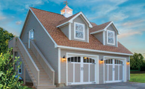 outdoor personia-feature 2-car detached garage