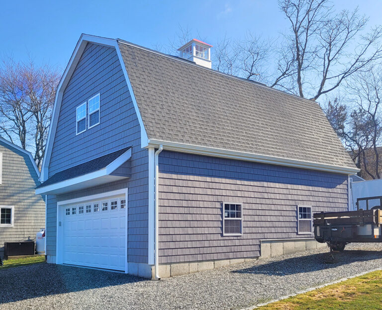 Outdoor Personia Jamestown, RI Gambrel 2-Car Garage