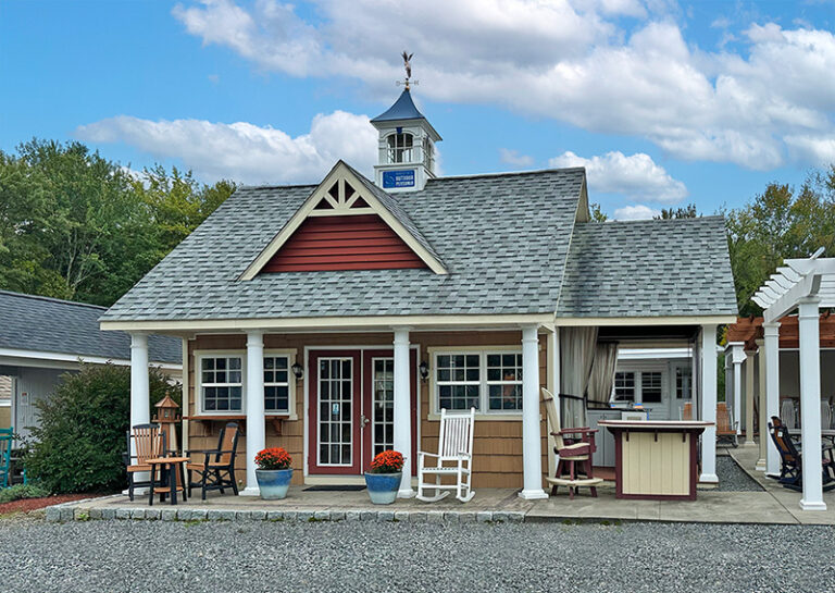 Outdoor Personia in-stock office shed 4004.106 feature