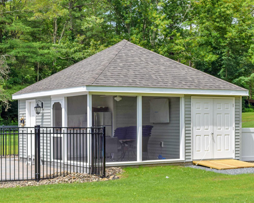 Outdoor Personia shed Winchester Hip Roof
