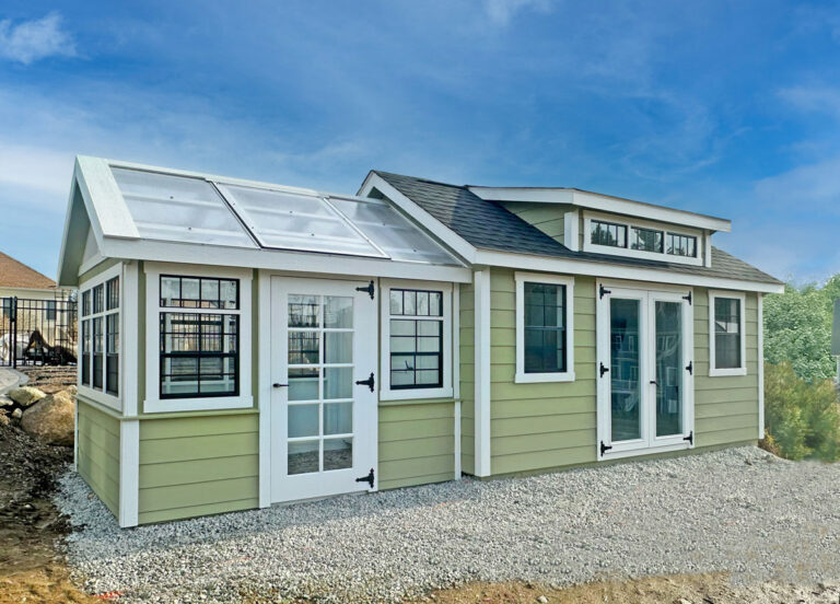 Outdoor Personia Wrentham Shed/Greenhouse Combo 01