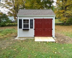 A 10x12 Pilgrim Sudbury Shed in Wrentham, MA