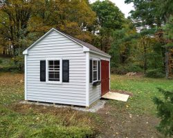 A 10x12 Pilgrim Sudbury Shed in Wrentham, MA