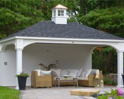 12x18 Custom Swan Pavilion in Norfolk