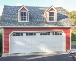 Two car Trestle Garage.
