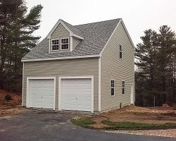 Two car detached Trestle Garage.