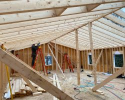 24x36 3-car garage in progress