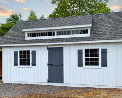 12x24 Custom Trestle Storage Shed