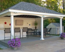 A Swan Custom Pavilion in Andover, MA