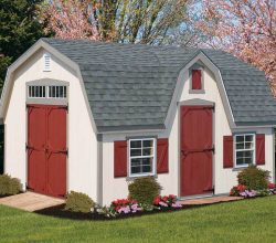 This 10x16 storage shed will add value and serviceability to any backyard or property, plus its built with only the best of materials.