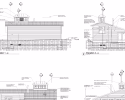 custom garage blueprint side