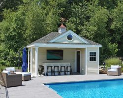 Outdoor Personia Custom Pool House