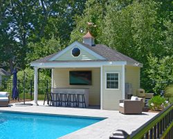 Outdoor Personia Custom Pool House