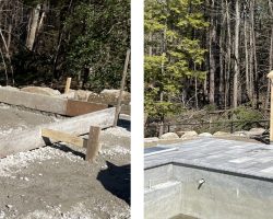 Swan Pool House in progress