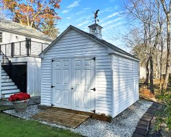 Custom 10x12 Storage Shed Side
