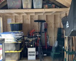 Custom 10x12 Storage Shed Interior