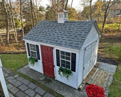 Custom 10x12 Storage Shed Top View