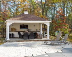 Custom vinyl Pool House