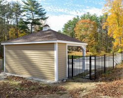 Custom Pool House Back View