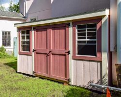 new shed fits perfectly