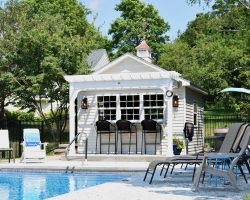 Outdoor Personia 12x12 Pool House in Middletown, RI
