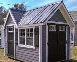 prebuilt a-frame shed