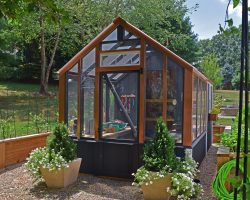 Custom 8x14 Shed Greenhouse Combo in Wrentham, MA - Outdoor Personia