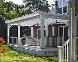 lovely backyard pergola