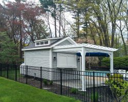 10x16 Custom Pool House in Andover, MA