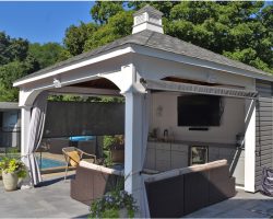 14x14 Custom Swan Pavilion in Reading, MA
