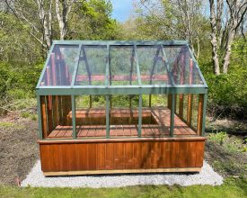 Classic Emerald Greenhouses with Potting Benches