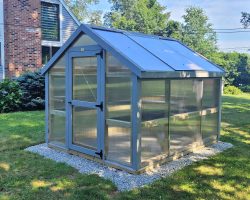 Front of Custom Haven Greenhouse