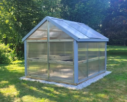 Back of Custom Haven Greenhouse