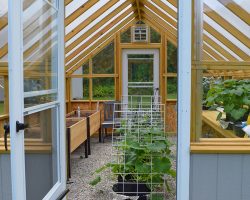 12x16 Custom Haven Greenhouse Front