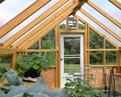 12x16 Custom Haven Greenhouse Interior